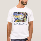 T-shirt Barcelone, Espagne (Devant)