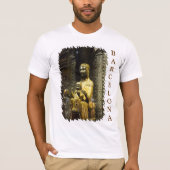 T-shirt Barcelone, Espagne (Devant)