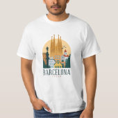 T-shirt Barcelone Espagne Cute Espagne Voyage cadeau espag (Devant)