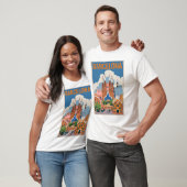 T-shirt Barcelone Espagne vintage (Unisexe)