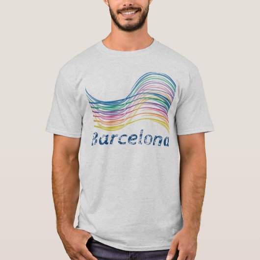 T-shirt Barcelone Ondas (Devant)