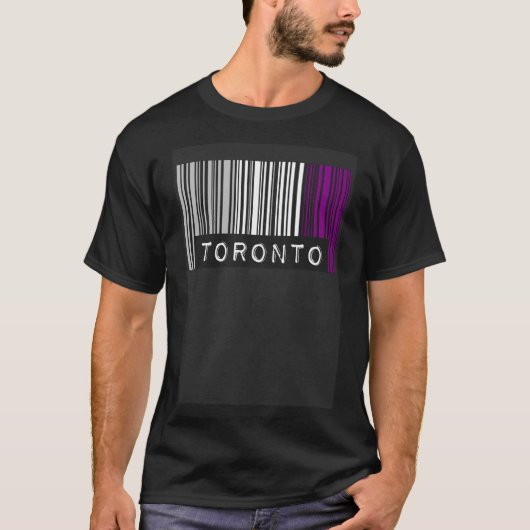 T-shirt Barcode Asexuel Pride Toronto Canada mignonne Ace (Devant)