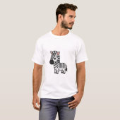 T-shirt Barcode Zebra Cutie (Devant entier)