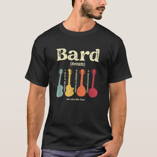 T-shirt Bard Class Tabletop Definition Musical Prodigy Ins (Devant)