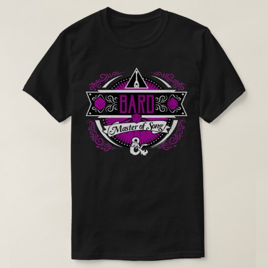 T-shirt Bard des femmes Dungeons & Dragons Maître de la ch (Design devant)