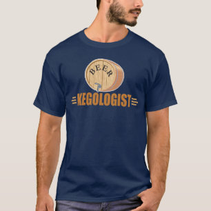 T-shirt Baril de bière humoristique de Kégologue
