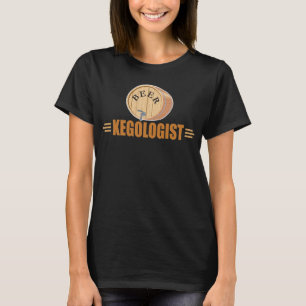 T-shirt Baril humoristique de kégologue pour boire de la b
