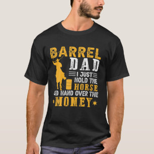 T-shirt Baril Papa Je Tiens Le Cheval Pays Père