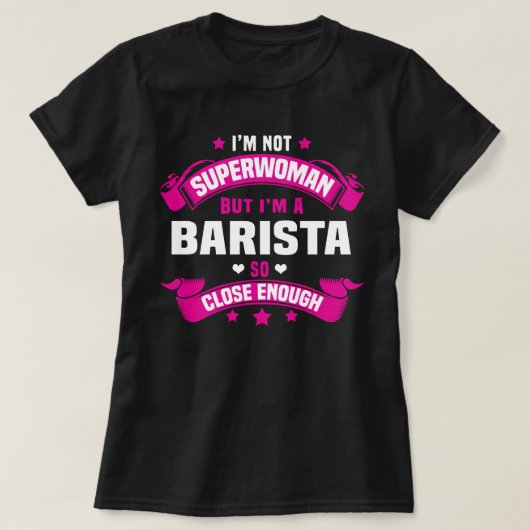 T-shirt Barista (Design devant)