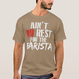 T-shirt Barista cadeaux d'emploi pour elle