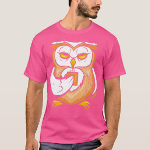 T-shirt Barista Café-cadeau Amateurs de café Chouette de c
