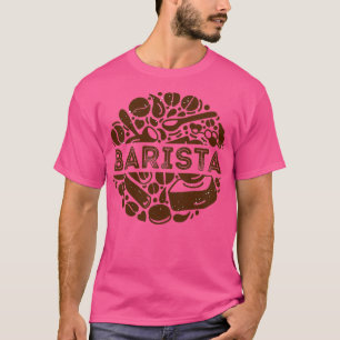 T-shirt Barista, fabricant de café vintage