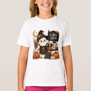 T-shirt Barista fantôme du café Latte aux épices de citr