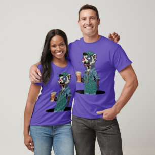 T-shirt Barista furet zombie