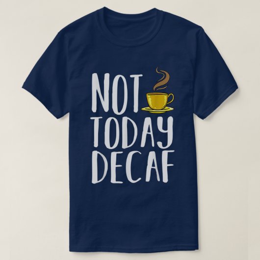 T-shirt Barista instantanée de Decaf Coffee Espresso Bean (Design devant)