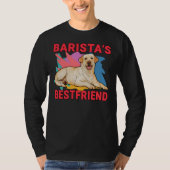 T-shirt Barista S Bestfriend Labrador Retriever Chien Mama (Devant)