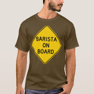 T-shirt Barista sur le tableau 2