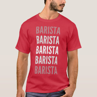 T-shirt Barista Typographie 3