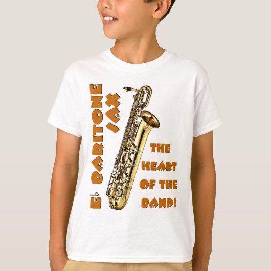 T-shirt Baritone Sax (Devant)