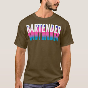 T-shirt Barman Avec Ombre De Dégradé Long 1