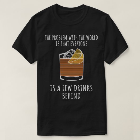 T-shirt Barman Drôle Dire 18 (Design devant)