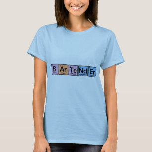 T-shirt Barman fait d'éléments