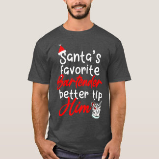 T-shirt Barman favori Santas 4