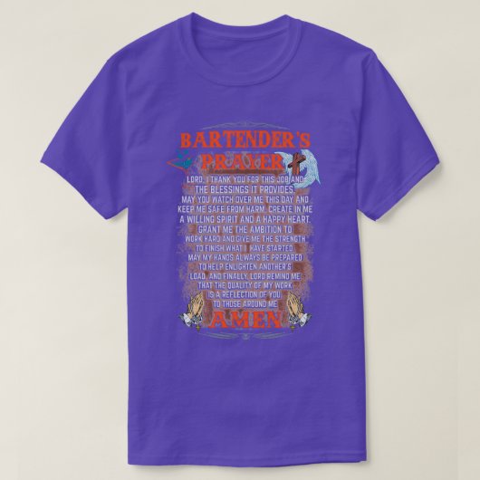 T-shirt Barman fidèle (Design devant)