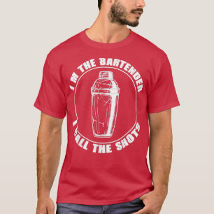 T-shirt Barman J'Appelle Le Barman À Tir Cadeaux