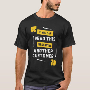 T-shirt Barman Je Serve Un Autre Barman Client