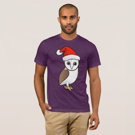 T-shirt Barn Owl Père Noël (Devant entier)