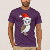 T-shirt Barn Owl Père Noël (Devant)