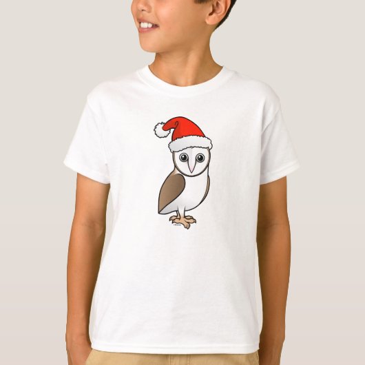 T-shirt Barn Owl Père Noël (Devant)