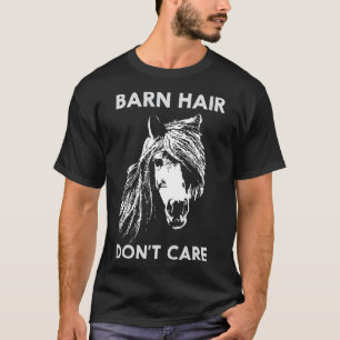 T-shirt Barne Cheveux Pas D'Attention Drôle Cheval équitat
