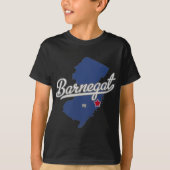 T-shirt Barnegat New Jersey Nj Map (Devant)