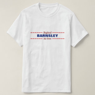 T-shirt BARNSLEY - ma maison - l'Angleterre ; Coeurs