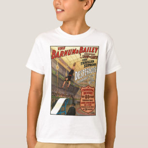 T-shirt Barnum et saut du desperado de Bailey pendant la