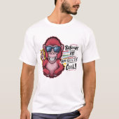 T-shirt Baron Baboon Shades : Les babouins sont Cool (Devant)