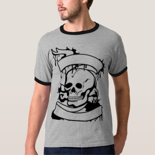 T-shirt baron de crâne (Devant)