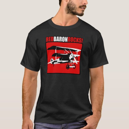 T-shirt Baron rouge Rocks ! (Devant)