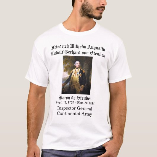 T-shirt Baron von Steuben (Devant)
