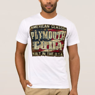 T-shirt Barracuda de Plymouth - voiture classique