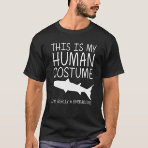 T-shirt Barracuda Facile Halloween Costume humain Poisson