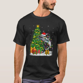 T-shirt Barracuda Fish Lover Matching Santa Barracuda Chri
