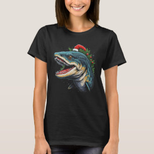 T-shirt Barracuda Noël Poisson drôle de Noël Saison des Fê