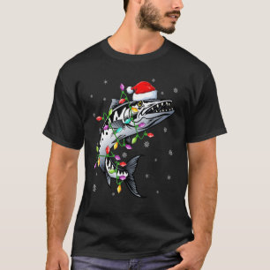 T-shirt Barracuda Poisson Xmas Éclairage Renne Barracuda C