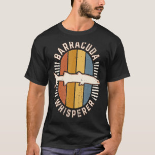 T-shirt Barracuda Whisperer Vintage Classic Retro Animal L