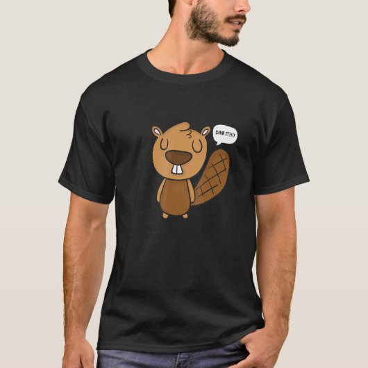 T-shirt Barrage de castor (Devant)