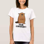 T-shirt Barrage droit Sassy Beaver Pun (Devant)