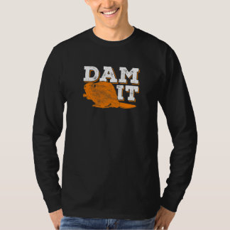 T-shirt Barrage pour un animal castor